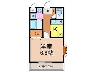 ＣＯＭ　服部の物件間取画像